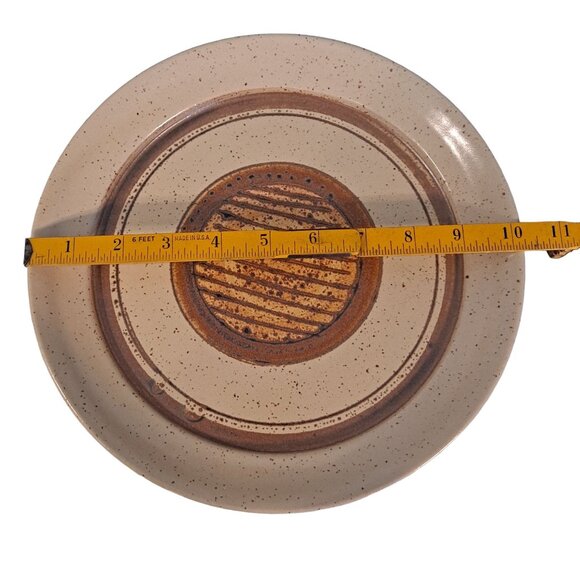 Michael Atkins Studio Pottery Cheese Plate And Matching Slicer Charcuterie - Picture 5 of 6